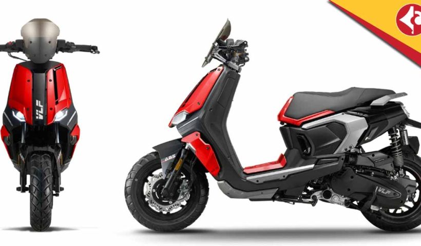 VLF Mobster scooter with built-in dashcam