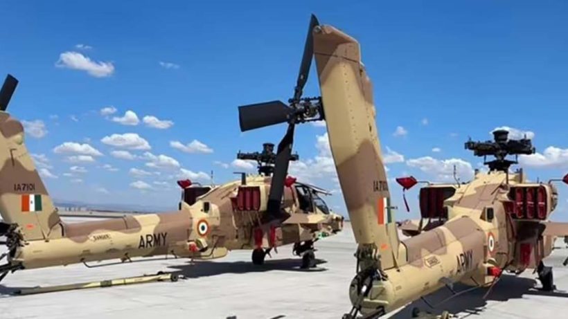 Indian Army got the first apache helicopters