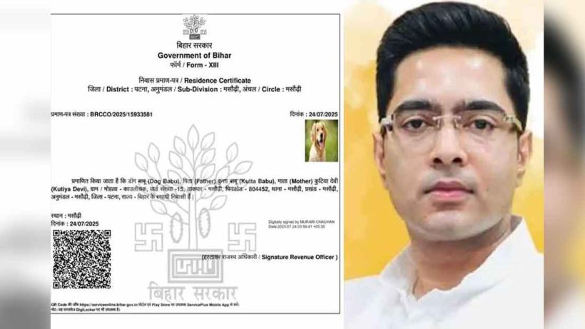 কুকুরের নামে রেসিডেন্সিয়াল সার্টিফিকেট, বিস্ফোরক অভিযোগ অভিষেকের 