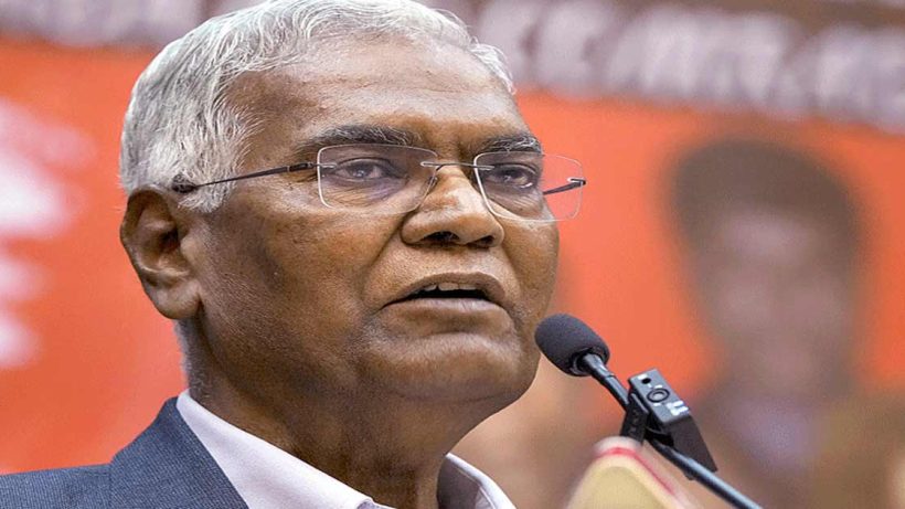 d raja slammed Amit Shah