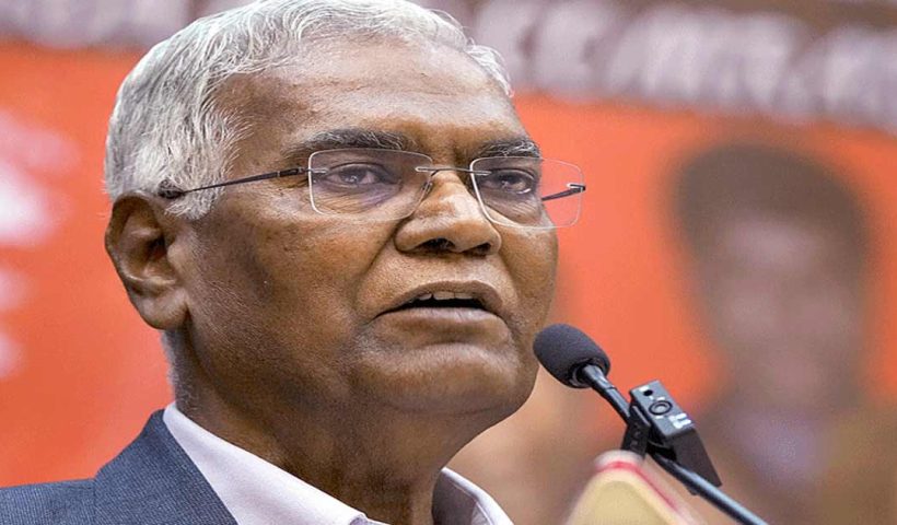 d raja slammed Amit Shah