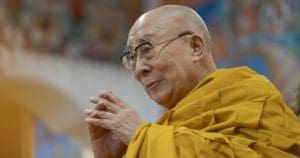 Dalai Lama for world peace in birthday