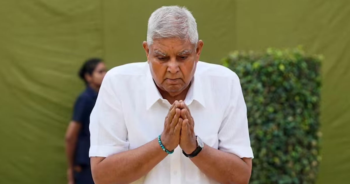 Jagdeep Dhankhar's shock exit