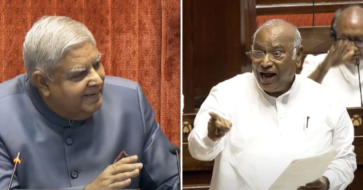 Kharge statement on dhankhar