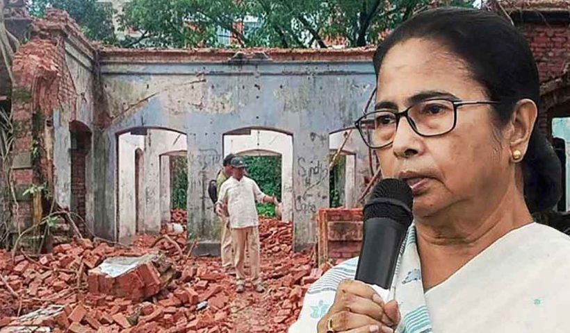 ভাঙা হচ্ছে সত্যজিৎ রায়ের পৈতৃক ভিটে, উদ্বেগ মমতার আবেদন বাংলাদেশকে