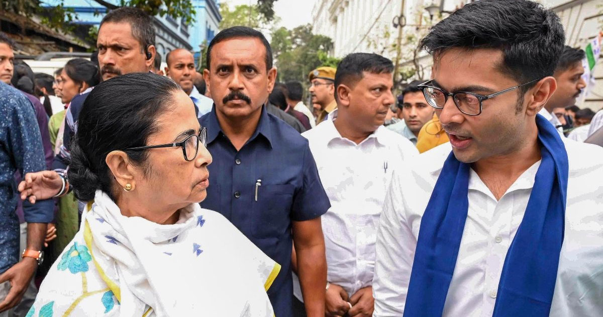 mamata and abhishek attend rally
