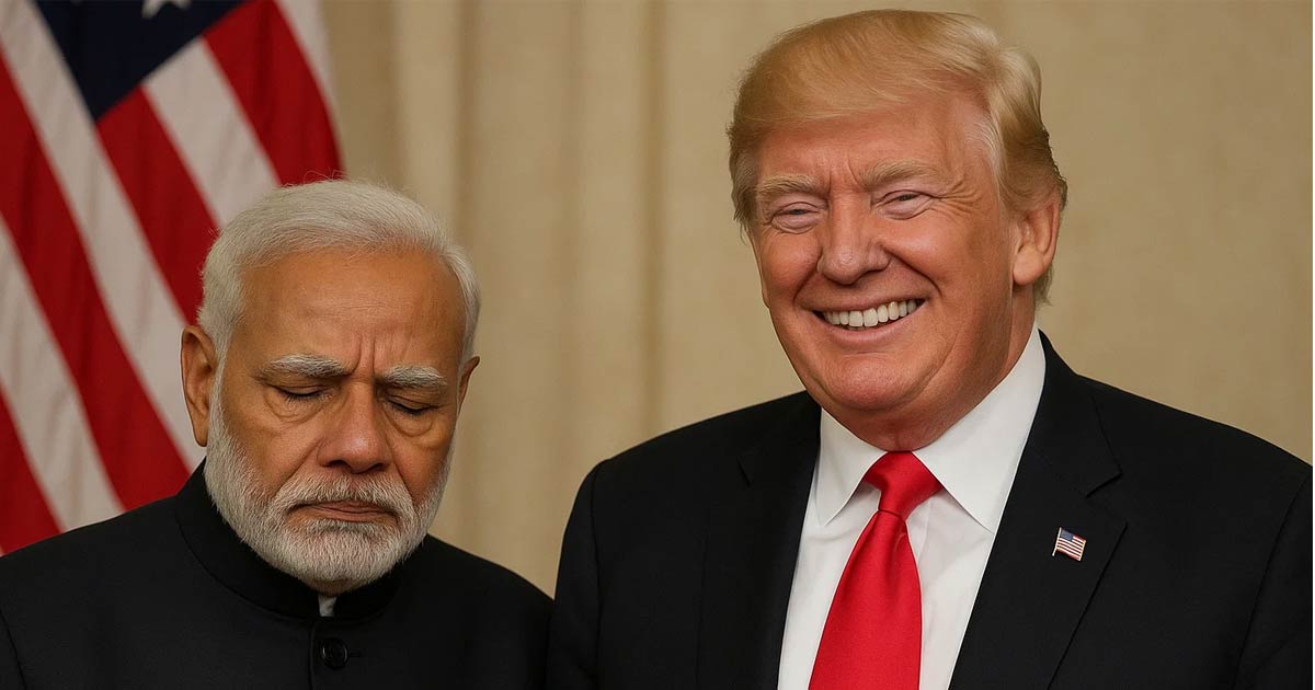 Trump Modi trade war