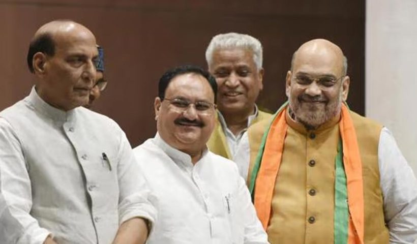 Nadda-Shah meeting at rajnath residence