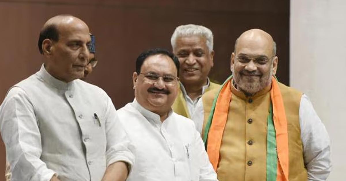 Nadda-Shah meeting at rajnath residence