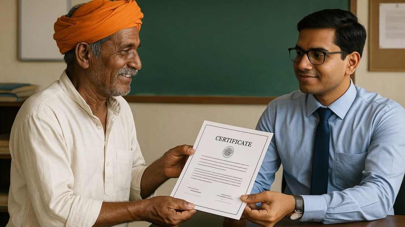 Organic Farming certificate in India