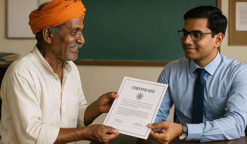 Organic Farming certificate in India