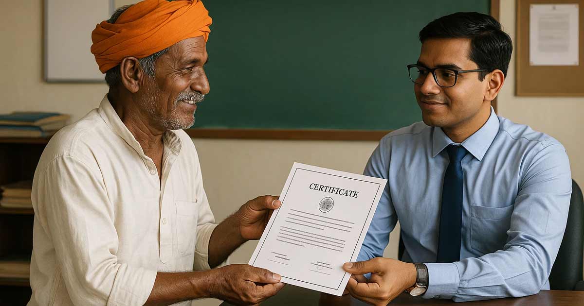 Organic Farming certificate in India