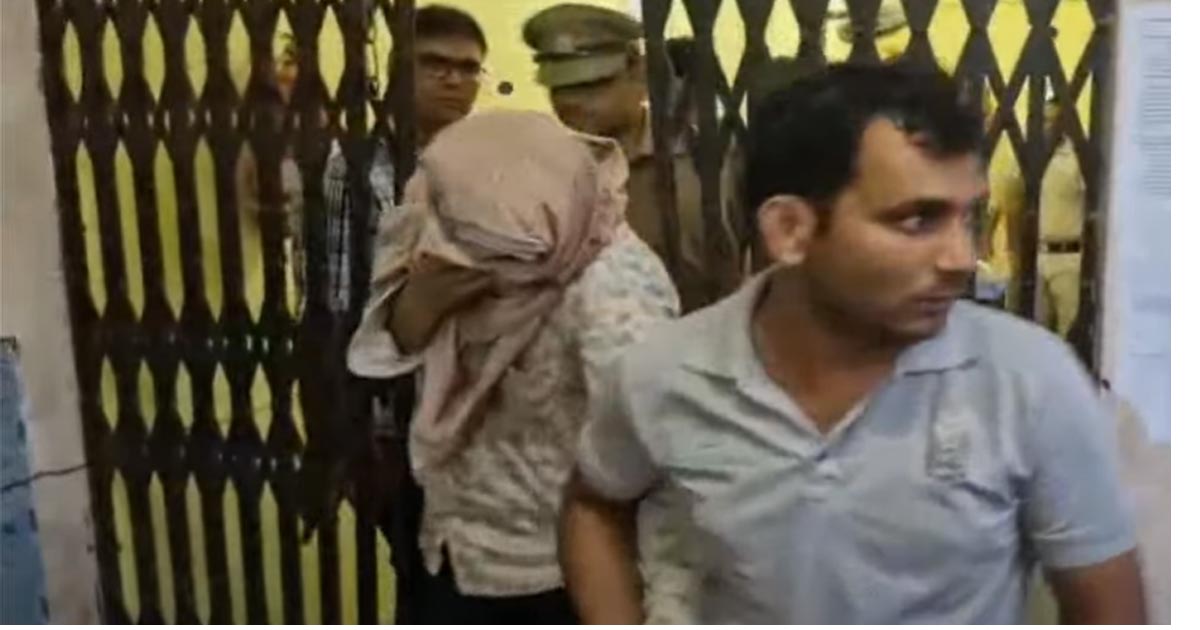 Uttar Pradesh Police arrested two criminals