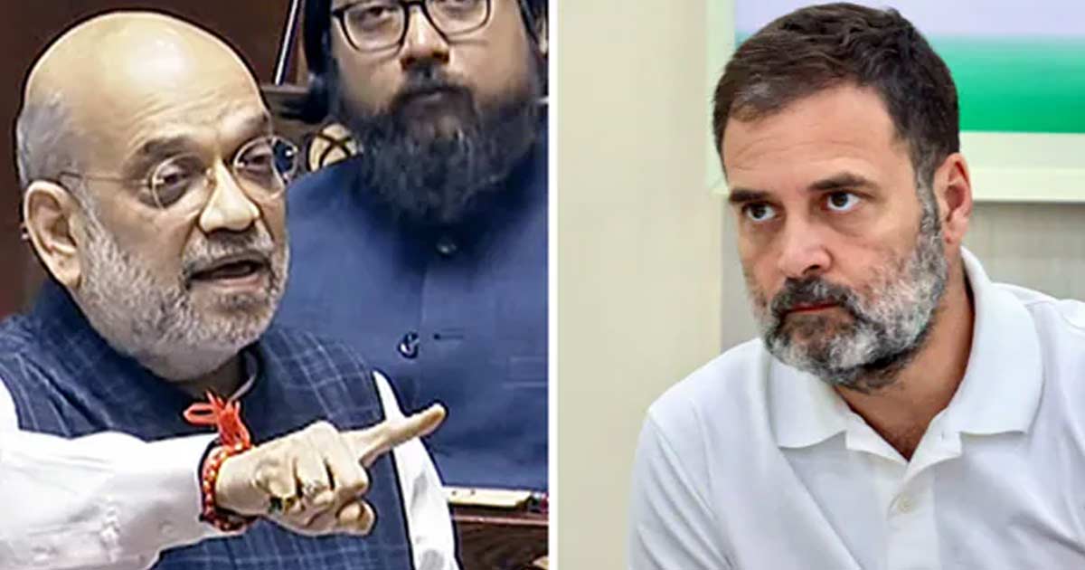 Amit Shah alleges rahul gandhi