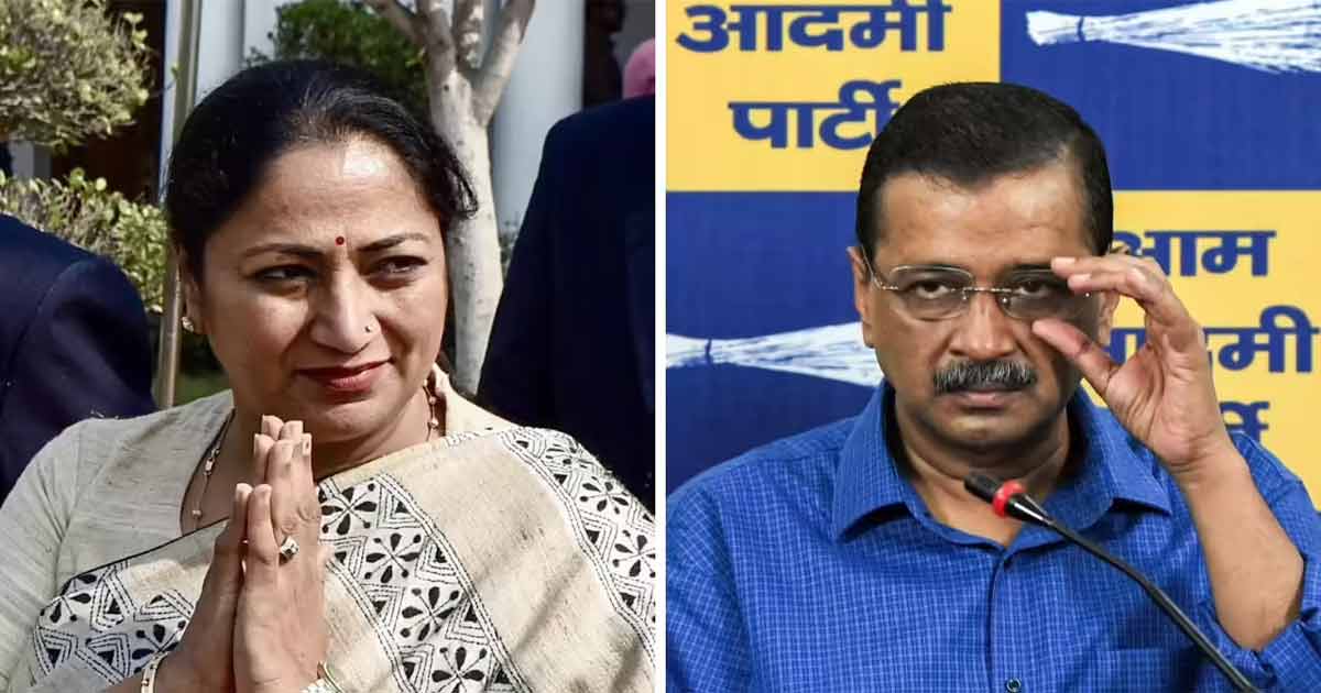 Kejriwal and rekha gupta shish mahal clash