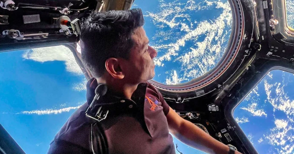 Shubhshu Shukla from ISS