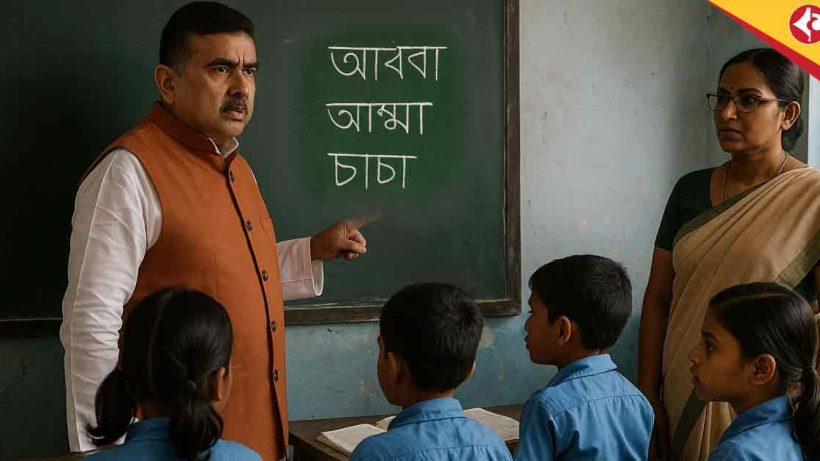 West Bengal Education Controversy Shuvendu Adhikari News WB School Question Paper Row