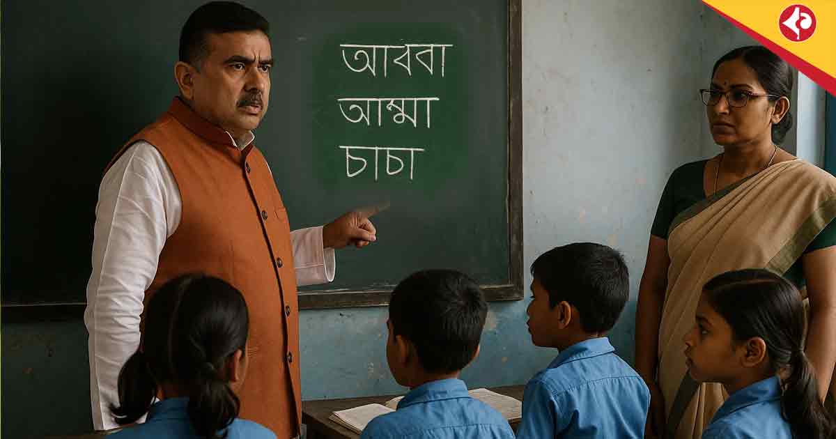 West Bengal Education Controversy Shuvendu Adhikari News WB School Question Paper Row