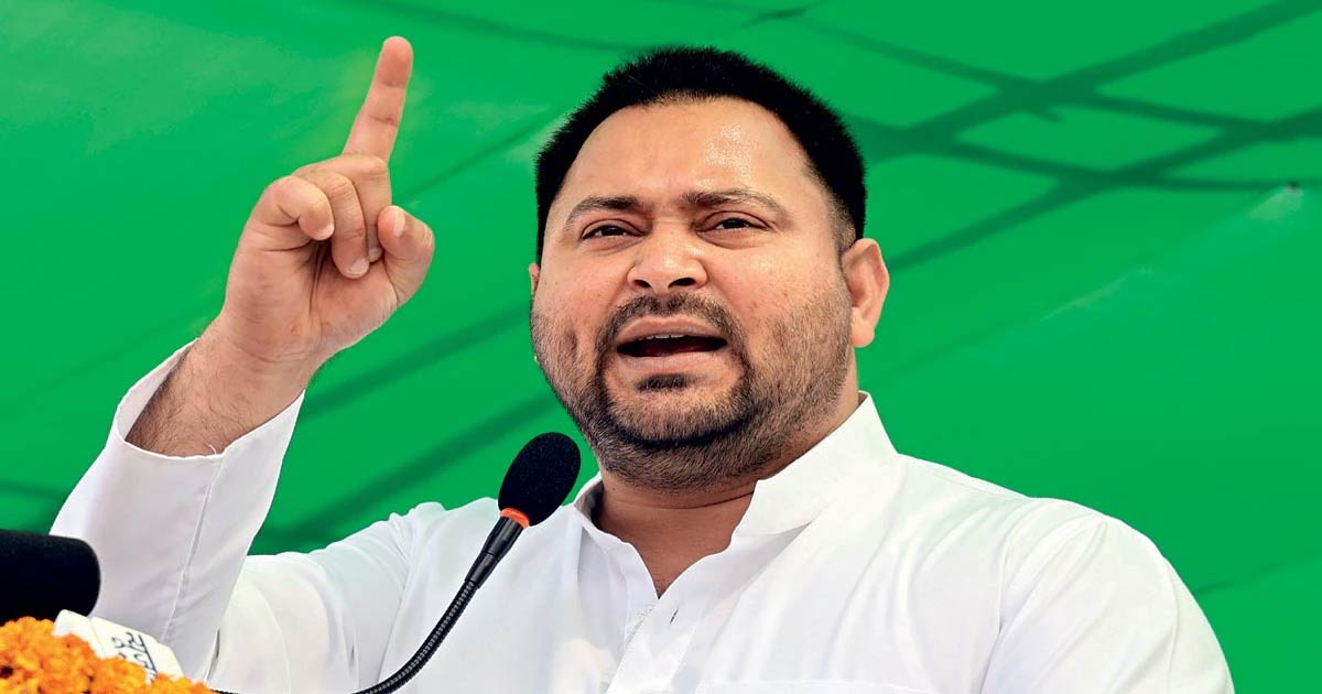 Tejashwi slams election commission