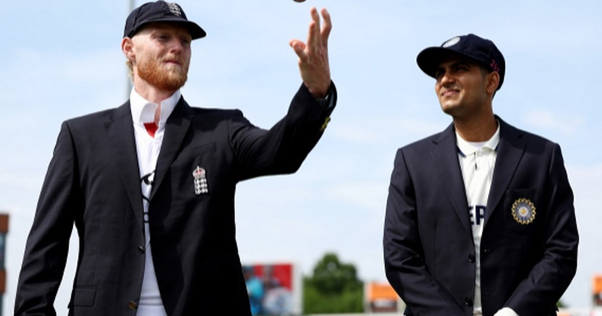 England won the toss and chose to field first