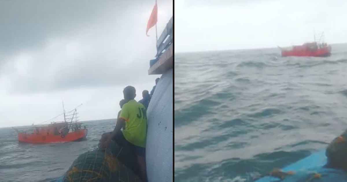 মাঝসমুদ্রে ডুবে গেল 'ভাই ভাই' ট্রলার, রক্ষা পেলেন ১৩ মৎস্যজীবী