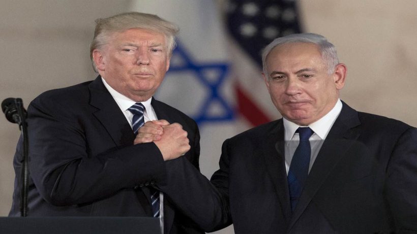 Netanyahu and trump meeting at white hose