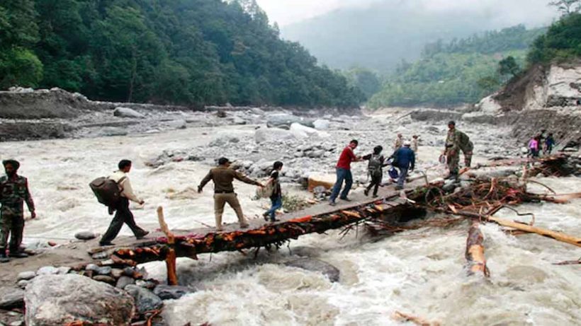 National Highway Submerged in Teesta, Landslide Strikes Mirik as Well