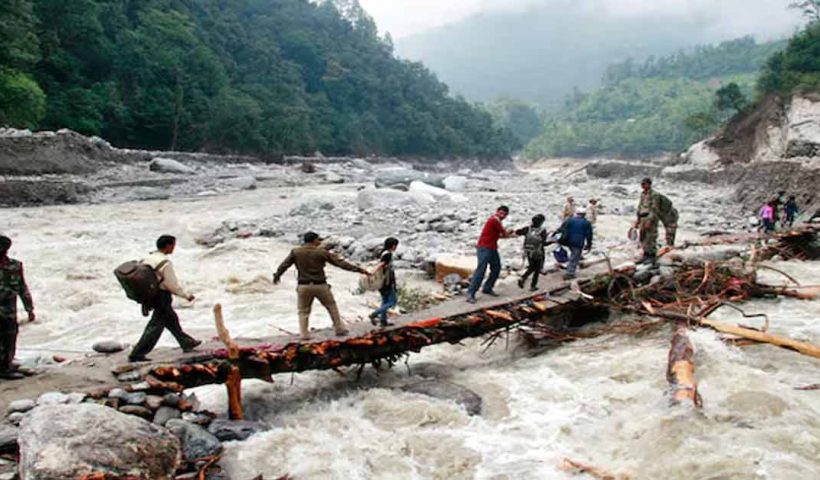 National Highway Submerged in Teesta, Landslide Strikes Mirik as Well