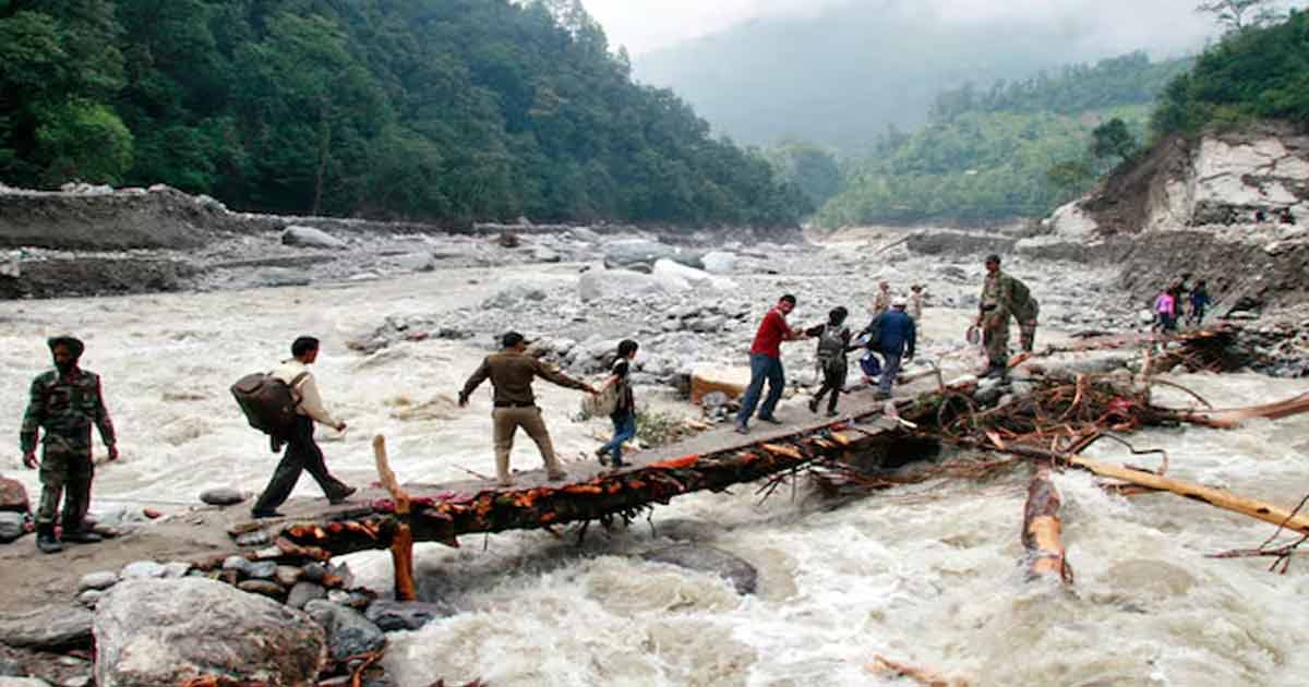 National Highway Submerged in Teesta, Landslide Strikes Mirik as Well