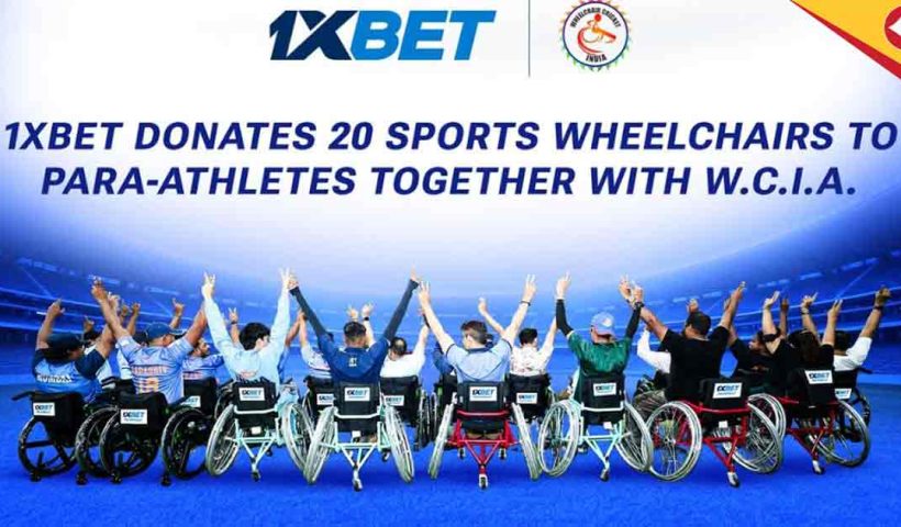 1xBet and WCIA Empower Para-Athletes with 20 Sports Wheelchairs for Wheelchair Cricket in India