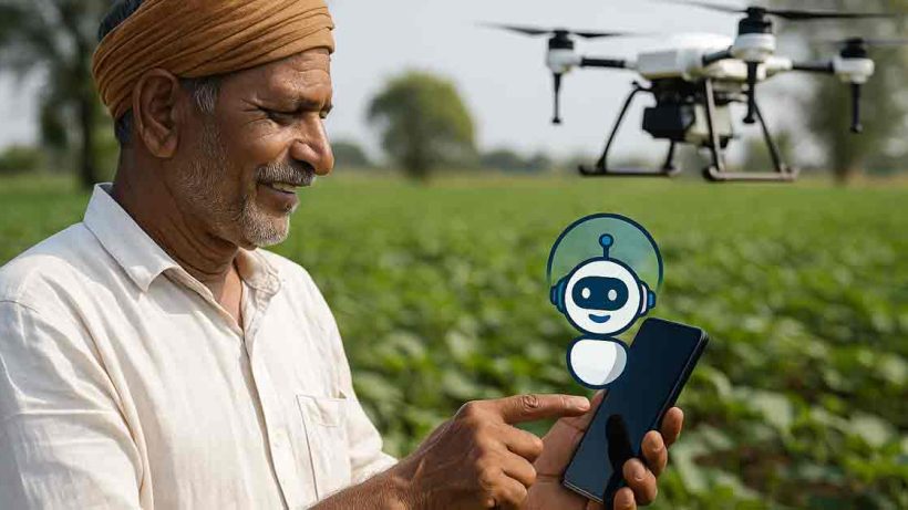 AI Revolution in Indian Agriculture: How Chatbots and Drones Boost Crop Yields in 2025