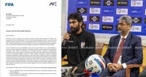AIFF could be suspended if it fails to get its constitution ratified by October 30 according to a letter from FIFA and AFC