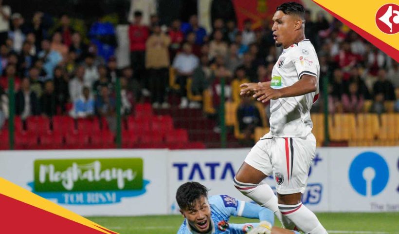 Alaaeddine Ajaraie brace sends NorthEast United FC into Durand Cup quarterfinals beat Shillong Lajong FC in North East Derby