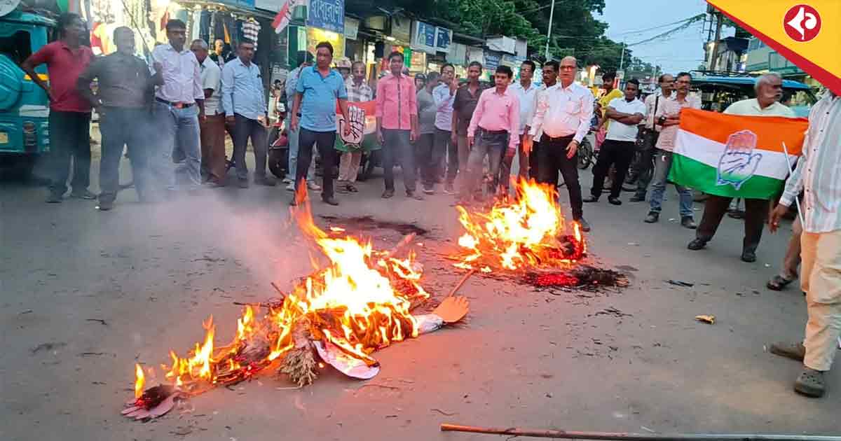 BJP workers allegedly vandalize Bengal Congress HQ; Durgapur sees protests with Modi effigy burnt. Congress demands arrests, TMC and BJP silent.