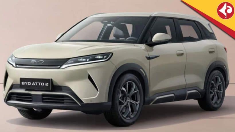 BYD Atto 2 electric SUV spied in India