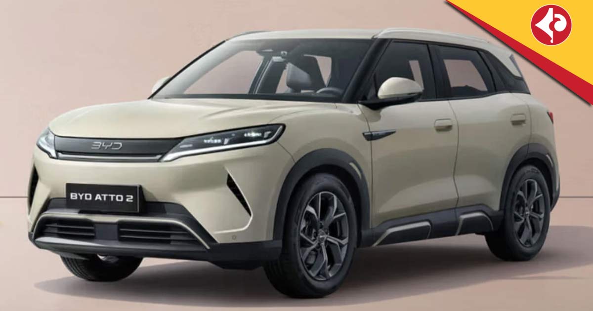 BYD Atto 2 electric SUV spied in India