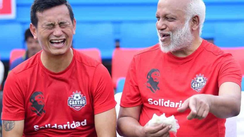 Bhaichung Bhutia Shines in Fidel Castro Centenary Football Match in Delhi, Celebrating Cuba-India Solidarity