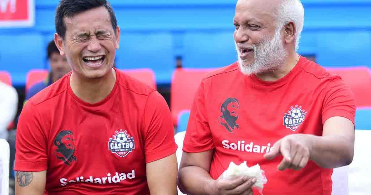 Bhaichung Bhutia Shines in Fidel Castro Centenary Football Match in Delhi, Celebrating Cuba-India Solidarity