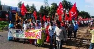 CPIM Protest in Purba Bardhaman Demanding Immediate Resumption of 100 Days’ Work