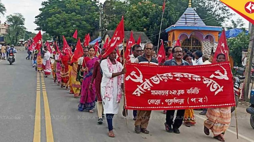 CPIM gains momentum in Junglemahal as TMC workers join in Purulia’s Manbazar. AIKS conference fuels rural push for 100-day work rights.