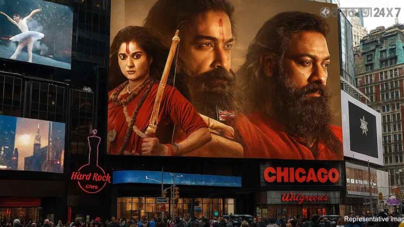 Devi Choudhurani Teaser Unveiled at Times Square