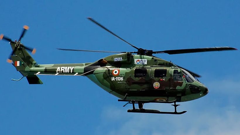 Dhruv helicopter