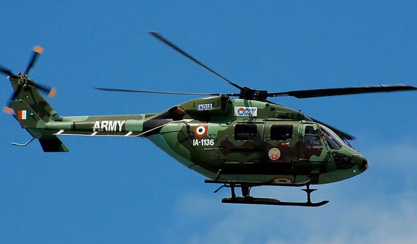 Dhruv helicopter