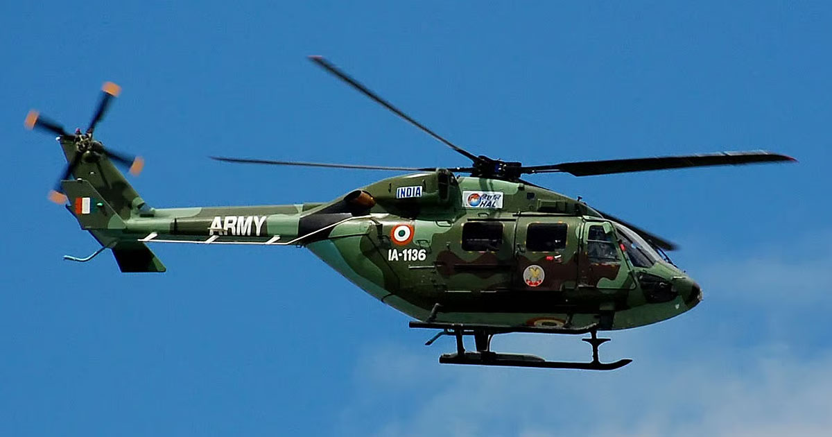 Dhruv helicopter