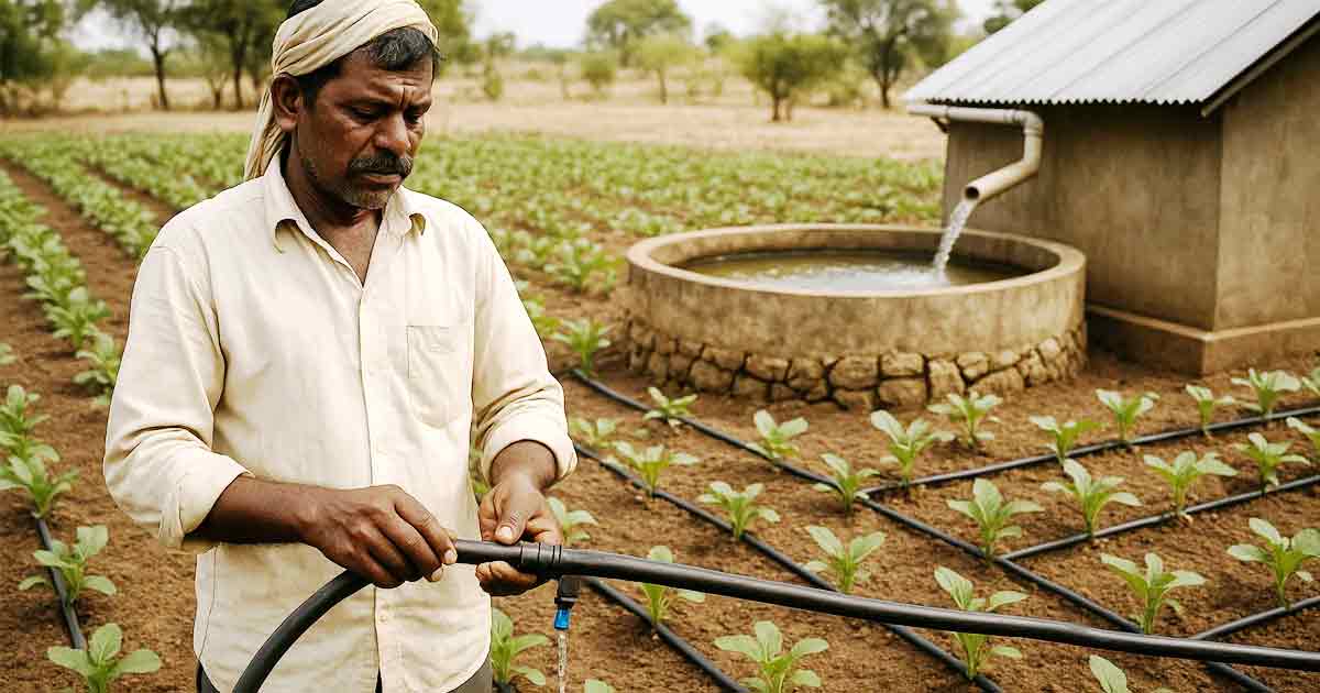 Drip Irrigation & Rainwater Harvesting Enough
