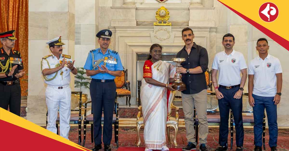 Durand Cup 2025 champion NorthEast United FC honoured with President Cup by President of India Droupadi Murmu