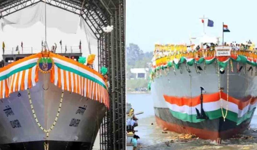 আগামীকাল বিশাখাপত্তনমে লঞ্চ হবে যুদ্ধজাহাজ উদয়গিরি এবং হিমগিরি