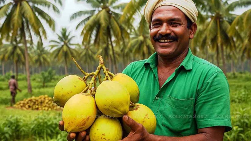 India Leads Global Coconut Production