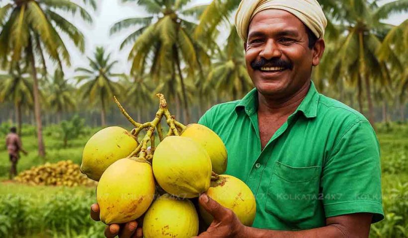India Leads Global Coconut Production