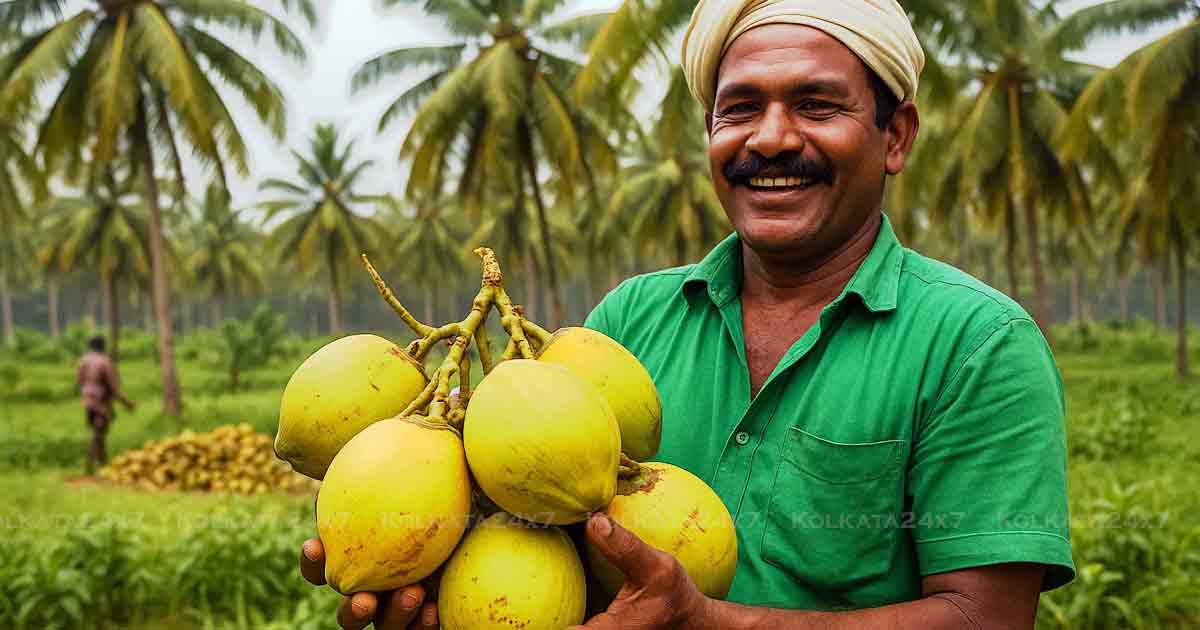 India Leads Global Coconut Production